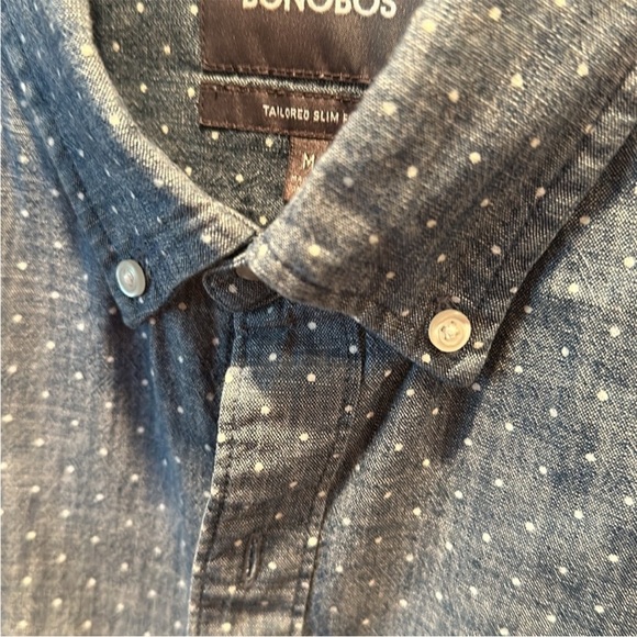 Bonobos Medium Polka Dot Shirt - Picture 3 of 4